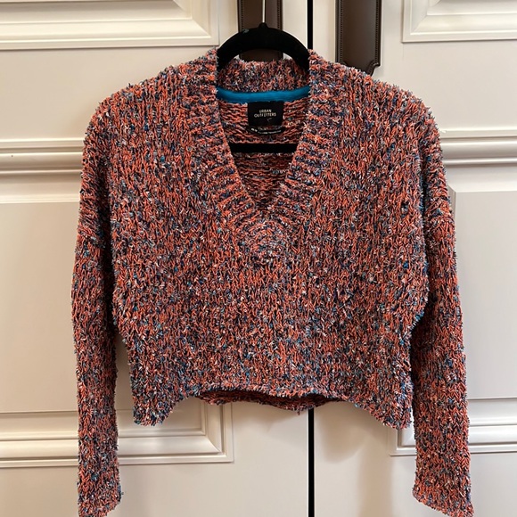 Urban outfitters colourful knit v-neck - Picture 1 of 2